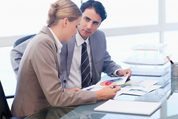 Professional accounting workspace